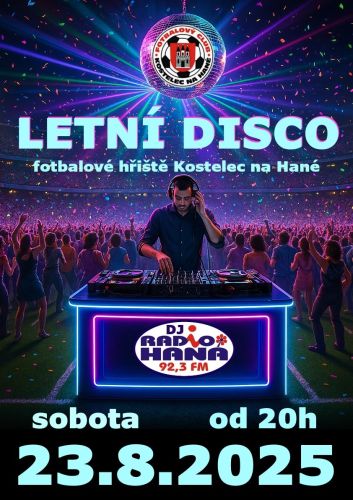 Letní disco v Kostelci na Hané