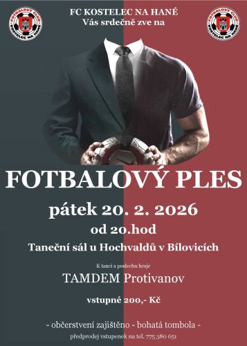 20. února 2026 pořádáme tradičně netradiční ples